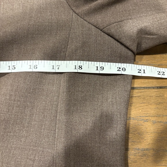 Calvin Klein Dark Brown Women's Blazer 100% Polyester lining NWOT Size 14 - Picture 8 of 10